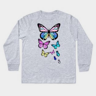butterfly Kids Long Sleeve T-Shirt